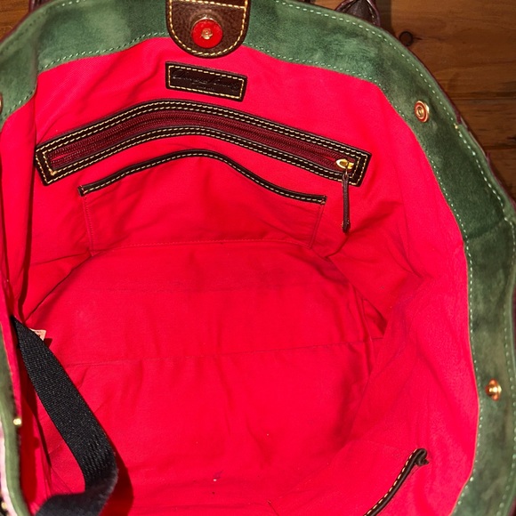 Dooney and Bourke Brown Tmoro Florentine Russel tote small - Picture 7 of 9